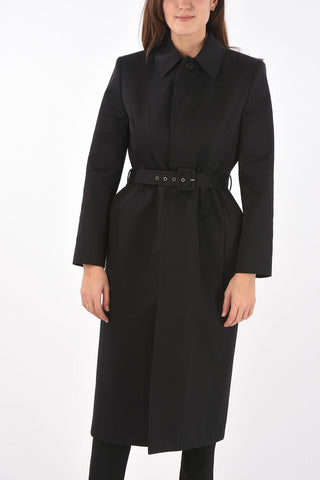 Single-breasted Lined Trench with Belt