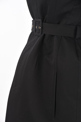 Single-breasted Lined Trench with Belt