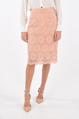 Back Zipped Lace Longuette