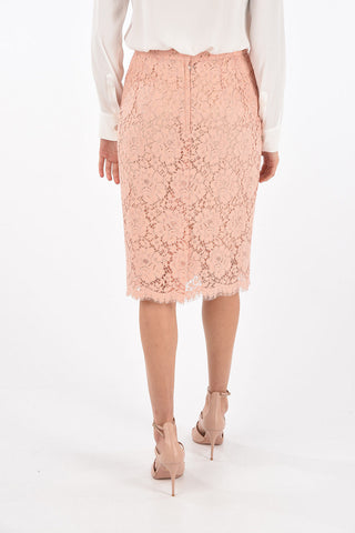 Back Zipped Lace Longuette