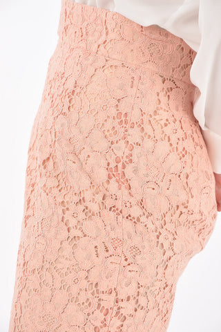 Back Zipped Lace Longuette