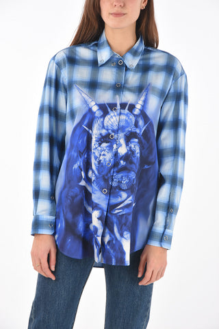 Checked SEA MAIDEN Button Down Shirt