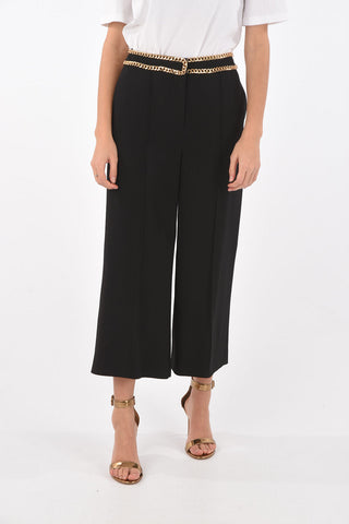 COUTURE! Cropped Pants with Jewel profiles