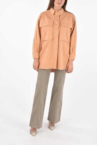 SEE BY Camicia Sahariana Oversized in Denim