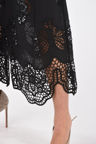 SEE BY Single-pleated Sangallo Bottom Palazzo Pants