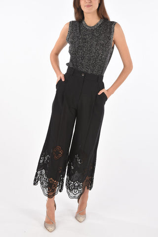 SEE BY Single-pleated Sangallo Bottom Palazzo Pants