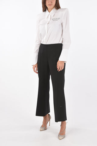 Boot-cut Trousers LILIUXY with Waist Drawstring