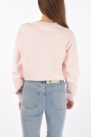 Cropped OFF BOLD FLOCK Crewneck Sweatshirt