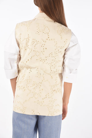 Single-breasted Sangallo Vest with Flap Pockets