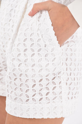 Double-pleated Sangallo Shorts