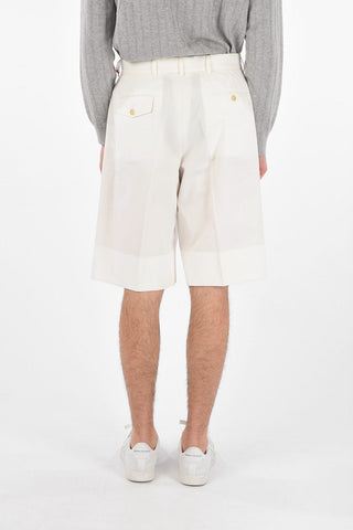 Shorts with embroidered patch