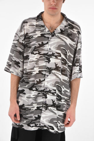 Short Sleeve CAMO MESH OVERSIZED Shirt