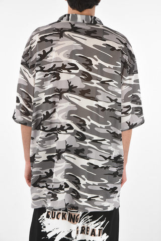 Short Sleeve CAMO MESH OVERSIZED Shirt