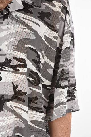 Short Sleeve CAMO MESH OVERSIZED Shirt