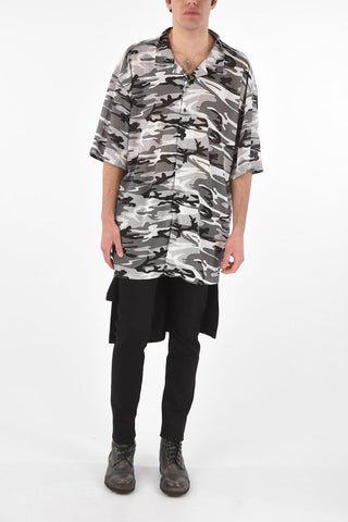 Short Sleeve CAMO MESH OVERSIZED Shirt