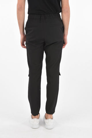 Ankle Drawstring Wool Cargo Pants