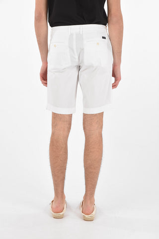 4 Pocket Cotton Shorts with Belt Loops