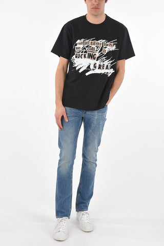 Crewneck T-shirt WAGIC PT with Print