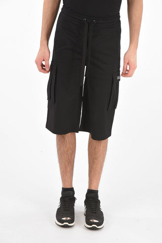 Drawstring Jersey Cargo Pants