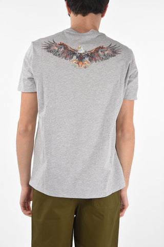 T-Shirt Girocollo EAGLE Stampata con Logo