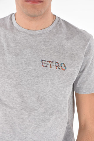 T-Shirt Girocollo EAGLE Stampata con Logo