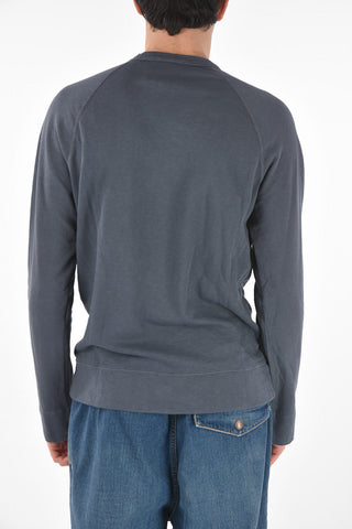 Felpa girocollo  con Maniche lunghe Raglan