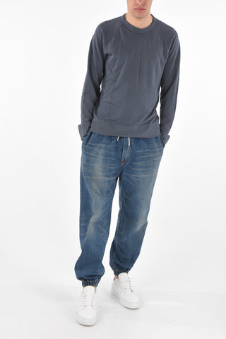 Felpa girocollo  con Maniche lunghe Raglan