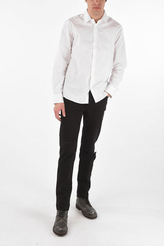 Cotton Shirt with Back Application
