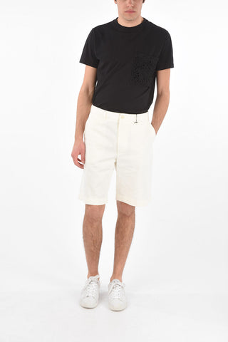 5 Pocket Belt Loops Denim Shorts