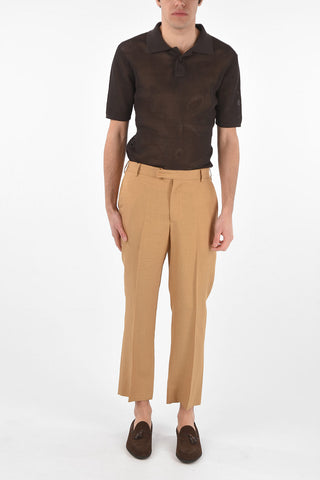 Linen Blend STRAIGHT FIT Pants