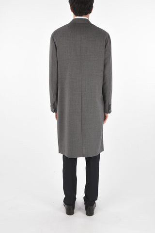 3 Button Unlined Wool Coat