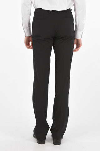 Pantaloni 4 Tasche con Bande Laterali in Raso
