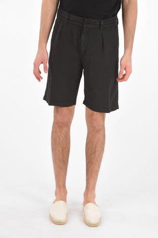Shorts in Misto Lino ad 1 Pince