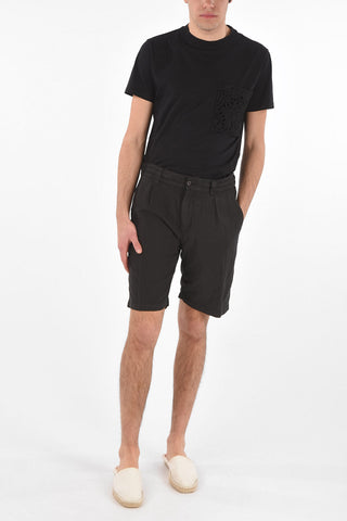 Shorts in Misto Lino ad 1 Pince