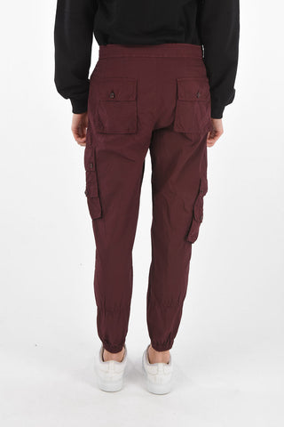 Drawstring Cotton Cargo Pants