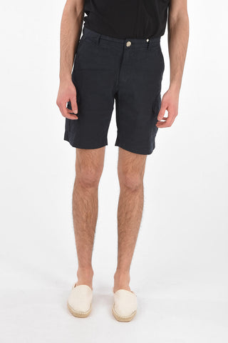 Cotton Cargo Shorts with Belt Loops