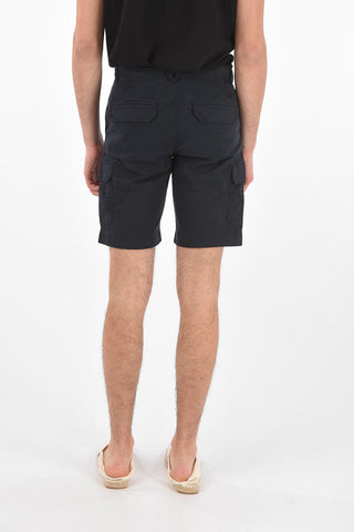 Cotton Cargo Shorts with Belt Loops