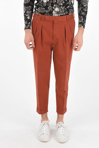 Stretch Cotton CARROT FIT Pants