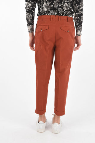 Stretch Cotton CARROT FIT Pants