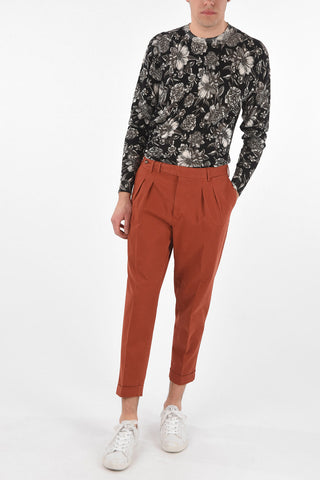 Stretch Cotton CARROT FIT Pants