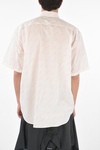 All-Over Logo Cotton Shirt