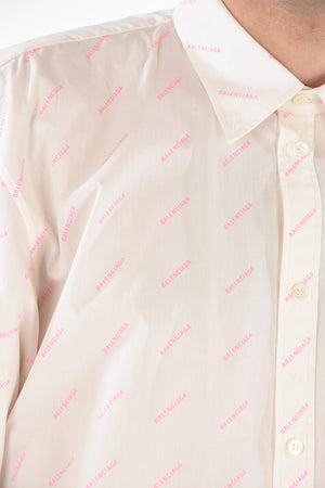 All-Over Logo Cotton Shirt