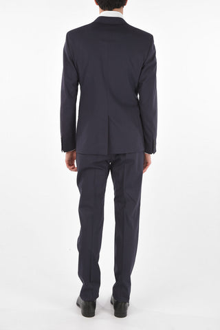 3 Button Single-breasted Virgin Wool Suit