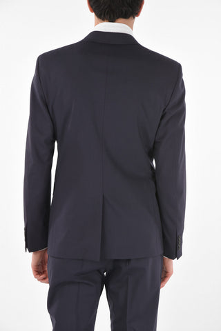 3 Button Single-breasted Virgin Wool Suit