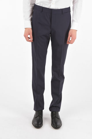 3 Button Single-breasted Virgin Wool Suit