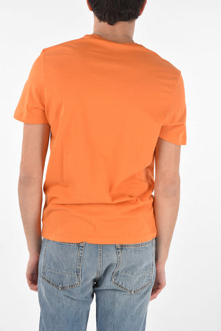Crew Neck Printed Cotton T-Shirt