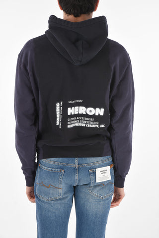 Printed CAT POWER Hooded Sweatshirt