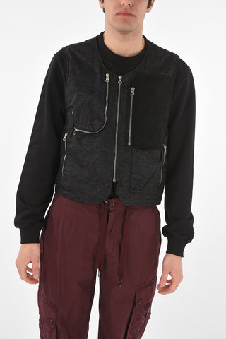 Multipocket Vest with Mesh Details