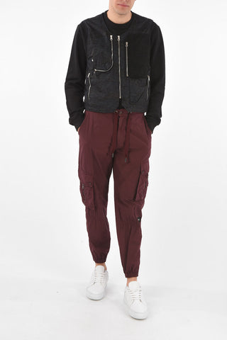 Multipocket Vest with Mesh Details