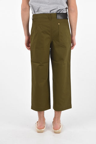 Pantaloni Crop Over con Logo 24 cm